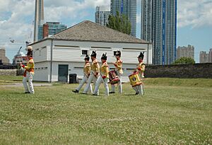 Fort York drill reenactment Toronto
