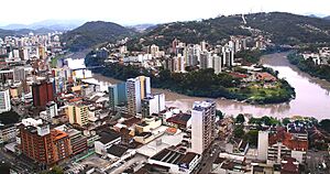 Foto aérea Blumenau