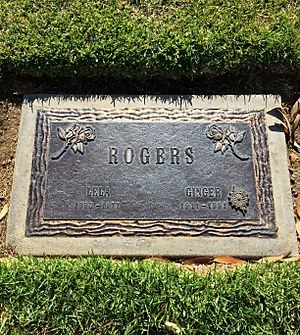 Ginger Rogers Grave