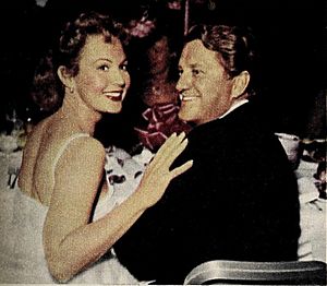 Ginny Mayo with Mike O'Shea, 1955