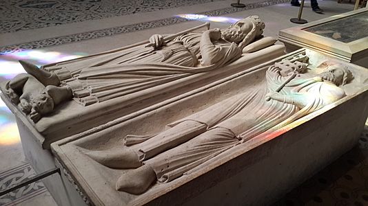 Gisant de Clovis Ier-Burials at the Basilica of St Denis