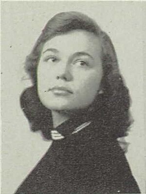 Gloria Steinem 1951 High School yearbook photo