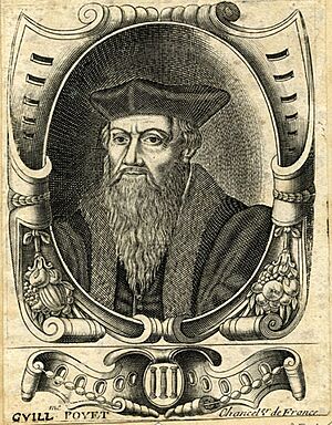 Guillaume Poyet, chancelier de France de 1538 à 1542