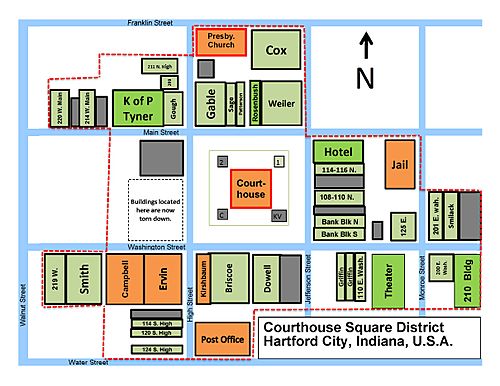 Hartford City Courthouse Square District 2010a