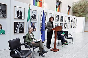 Houses of the Oireachtas hosts exhibition- Irish Female MEPs Past and Present to mark International Women’s Day 2024 - 15
