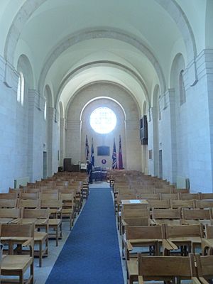 Interior of St Andrew's Church, Jerusalem