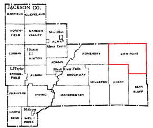 Jackson County Townships - city point
