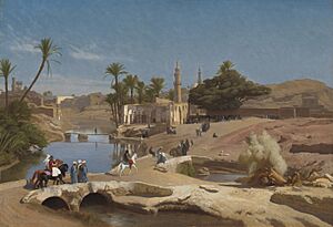 Jean-Léon Gérôme, View of Medinet El-Fayoum, c. 1868-1870, NGA 162261