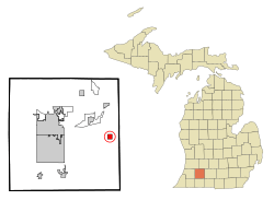 Location of Climax, Michigan