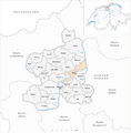 Karte Gemeinde Brugg 2010