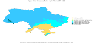 Koppen-Geiger Map UKR present