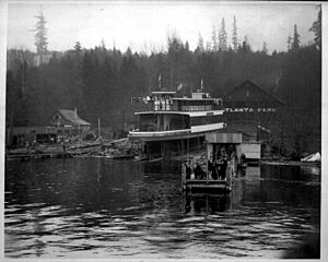 Launching of the ferry "Issaquah," 1914 (MOHAI 6470)