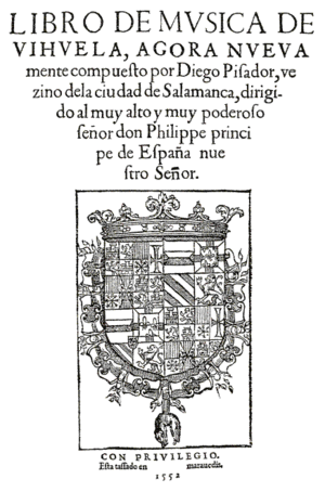 Libro de musica de vihuela