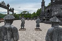 Mandarin soldiers Khai Dinh tomb Hue (38647378655)