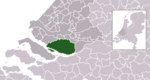 Location of Hoeksche Waard