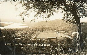 Marines' base in Cap-Haïtien