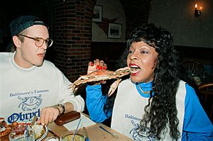Martha Reeves takes on a Maryland crab
