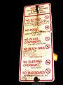 Mission Beach regulations