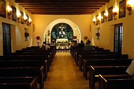 Modern church in Playa del Carmen