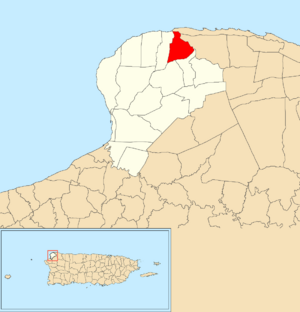 Location of Montaña