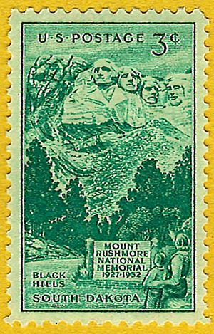 Mount Rushmore Monument Stamp
