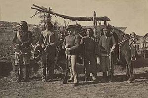 Navajo scouts Fort Wingate circa 1890.jpg