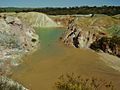 Open pit copper mine-kapunda south australia