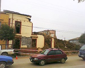 Pichilemu post office demolition