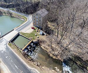 Pickwick Mill aerial photo