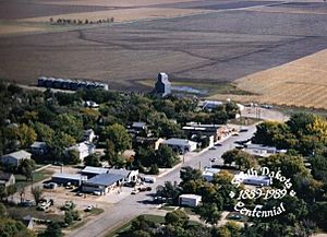 Aerial photograph of Pierpont,