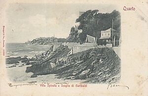 Quarto - Villa Spinola e Scoglio di Garibaldi (1900)