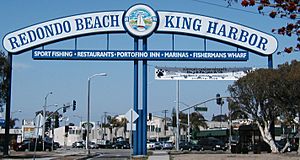 Redondo Beach - King Harbor sign