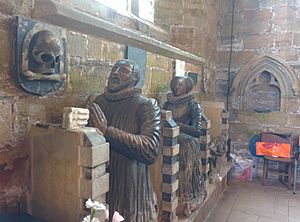 Richard Sale Statue set at Weston on Trent Derbyshire (1)