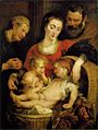 Rubens, sacra famiglia, pitti