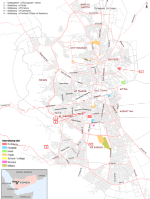 Map of the city