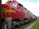 Santa Fe EMD FP45 diesel -97 at Fair Park 09.2006