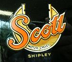 Scott motorcycle badge