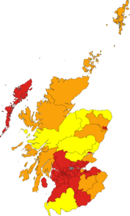 Scottish Parliament election 1999 map