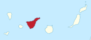 Spain Canary Islands location map Tenerife