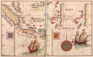 Spice Islands 1518 map