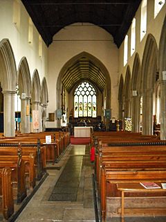 St Peter and St Mary's church, Stowmarket - nave