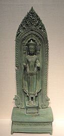 Standing Buddha, 12th-13th century AD, Thailand, bronze - Freer Gallery of Art - DSC05202