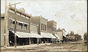 Station Street, Chelsea Iowa c.1908