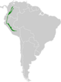 Tangara parzudakii map