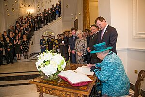 The Queen opens Canada House
