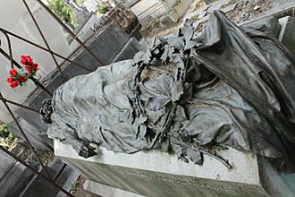 The grave of Auguste Blanqui, Pere La Chaise Cemetery, Paris