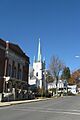 Town Hall and Universalist Church, Orange MA