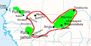 Umars jihad state map general c1864