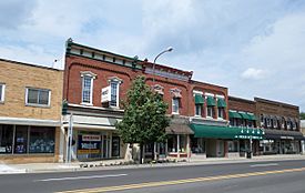 West Town Historic Commercial and Industrial District along Main Street (M-21)