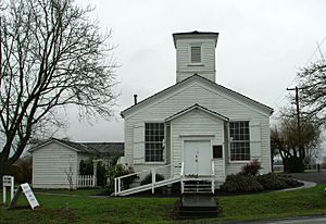 West Union Baptist Church front - West Union, Oregon
